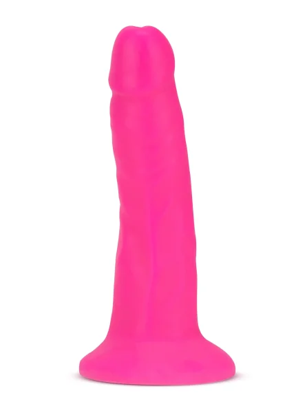 Neo Elite - 6-inch Silicone Dual-density Cock - Neon Pink