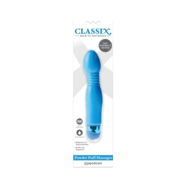 Classix Powder Puff Massager Blue — image 12 of 12