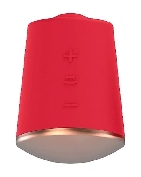Rotating & Vibrating Clitoral Stimulator - Dazzling - Red