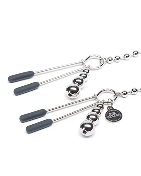Fifty Shades Darker At My Mercy Beaded Chain Nipple Clamps