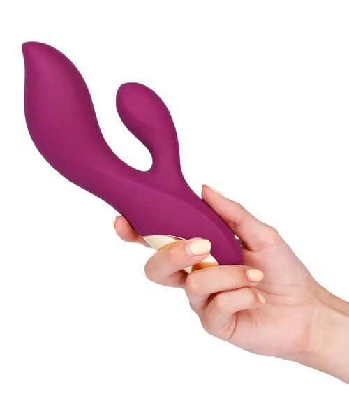 Bondara Purple Silicone 10 Function Girthy Rabbit Vibrator