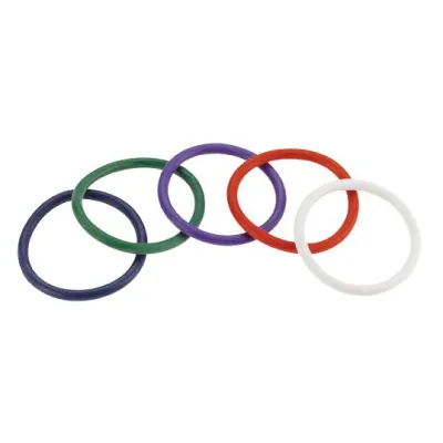 Rainbow Rubber C Ring 5 Pack 2 inch