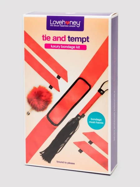 Lovehoney Tie and Tempt Luxury Bondage Kit (7 Pieces)