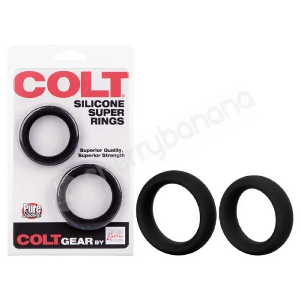 Colt Black Silicone Super Rings