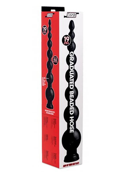 Hosed 19 Inch Graduated Bead Anal Snake — image 6 of 6