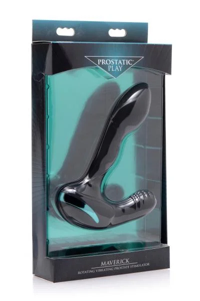 Maverick Rotating Vibrating Prostate Stimulator Black — image 7 of 8