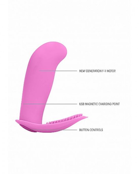 Wireless Remote Vibrator - Leon - Pink - 4 Inch