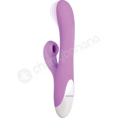 Evolved Super Sucker Rabbit Vibrator With Clitoral Suction Stimulator