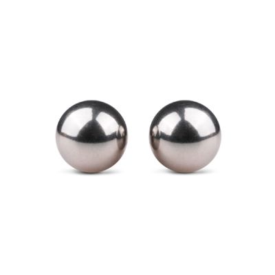 Silver ben wa balls 19mm
