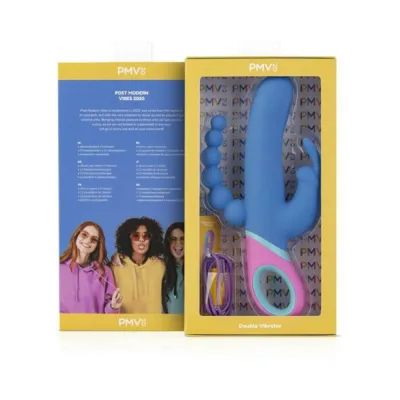 Pmv20 Vice Double Vibrator Silicone Blue
