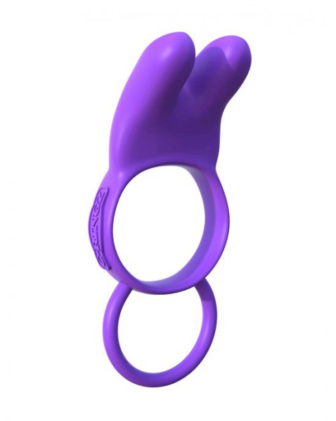 Fantasy C-ringz Twin Teazer Rabbit Ring - Purple