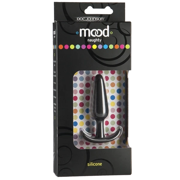 Doc Johnson Mood Naughty Medium Black Butt Plug — image 5 of 6