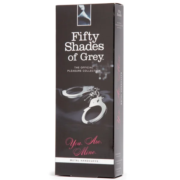 Fifty Shades of Grey You. Are. Mine. Metal Handcuffs