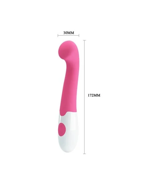 Charles G-spot Vibrator - Pink - 6.7 Inch