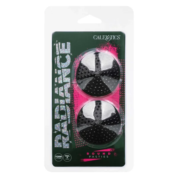 Radiance Round Pasties - Black