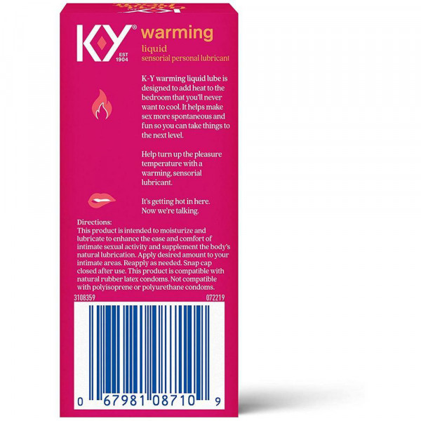 K-Y Warming Liquid - Water-Based Lube | 1oz