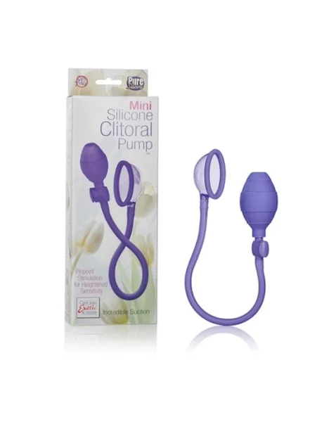 Mini Silicone Clitoral Pump (Purple)