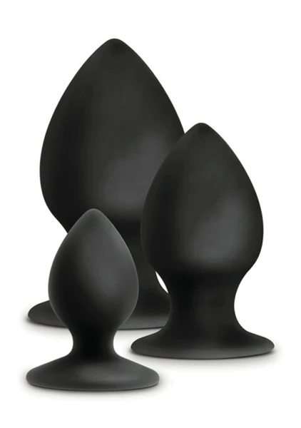 Anal Adventures Platinum Stout Plug Kit