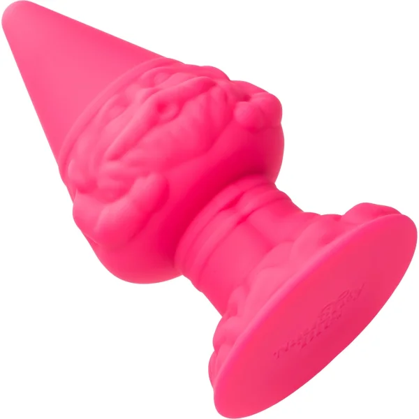 Naughty Bits Anal Gnome Silicone Butt Plug By CalExotics - Pink