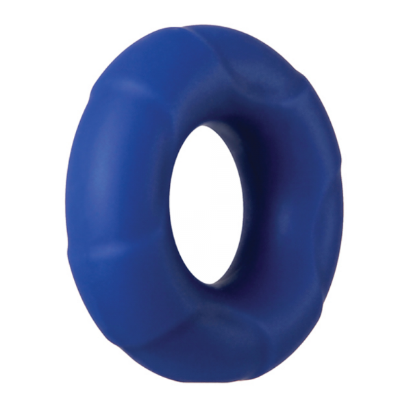 Adam & Eve Big Man Silicone Cock Ring - Blue
