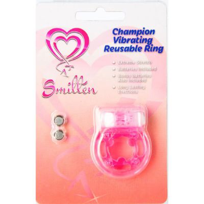 Champion Vibrating Reusable Ring Pink