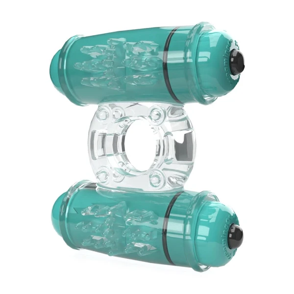 Screaming O 4T Double Wammy Vibrating Couples Cock Ring