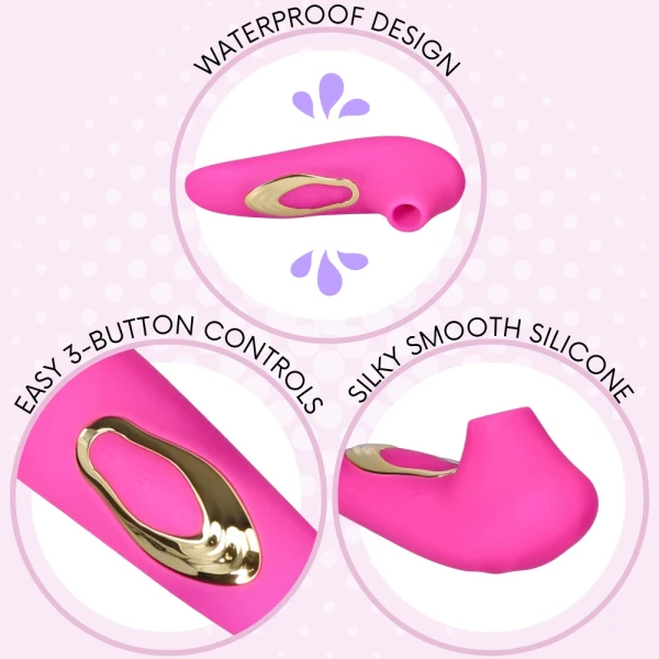 FREE Silicone Air Pulse Vibrator - Add to Your Bag!