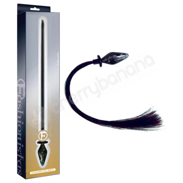 Fashionistas Glass Pony Tail Small Butt Plug