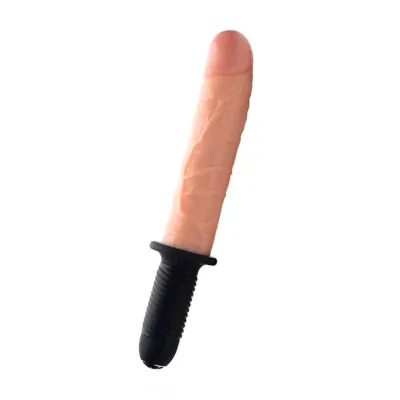 Onslaught 13 Mode Xl Vibrating Thrusting Dildo Flesh 14 2 Inch