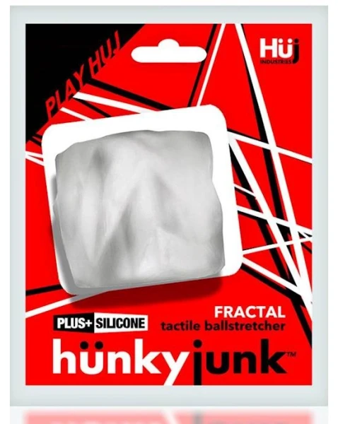 Hunkyjunk Fractal Tactile Ballstrtcher Clear Ice