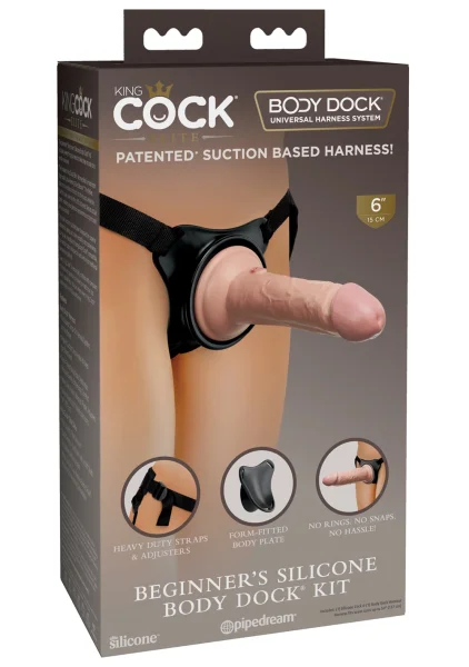 King Cock Elite Beginner's Silicone Body Dock Kit