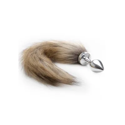 Fox Tail Buttplug Silver