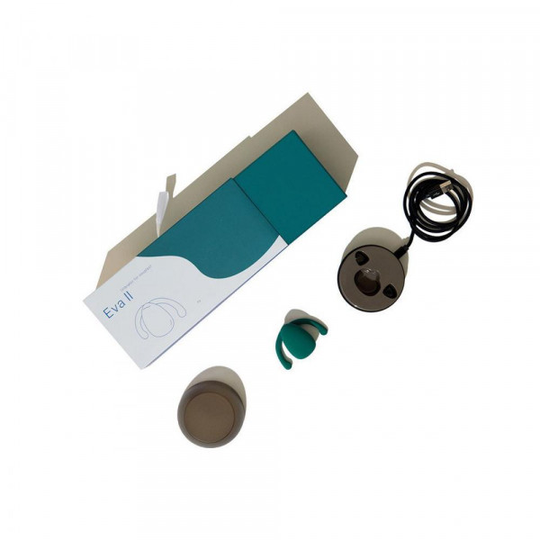 Dame Eva II Hands-Free Clitoral Vibrator - Fir Green — image 7 of 25