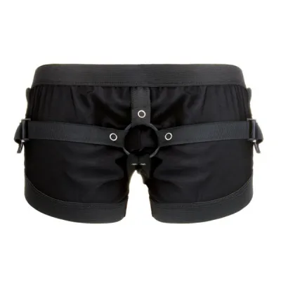 Realrock Boxer with Harness Black O S