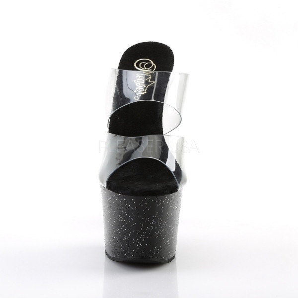 7 inches Heel, 2 3/4 inches PF Dual Band PF Slide W/Mini Glitters — image 6 of 8