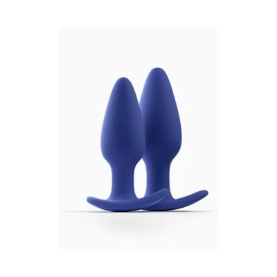 Butt Plugs Biird Regii 2 piece Anal Plug Set Blue