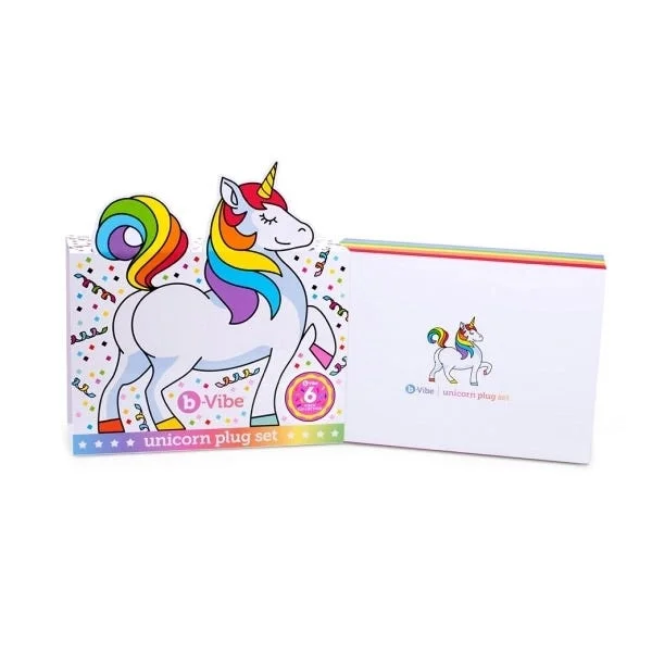 B-Vibe Unicorn Plug Set