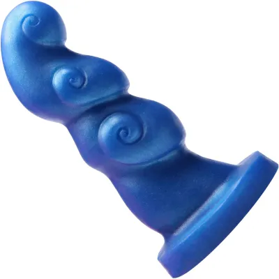 Hookah Super Soft Silicone G Spot Dildo By Tantus Azure
