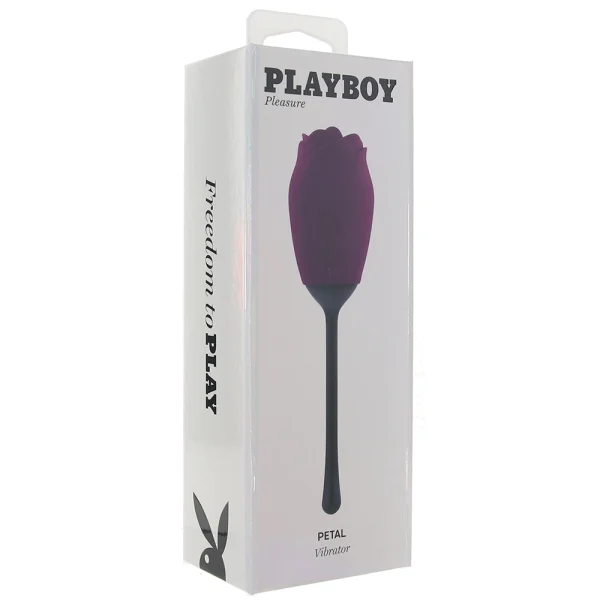 Playboy Pleasure Petal Rechargeable Silicone Clitoral Vibrator - Fuchsia