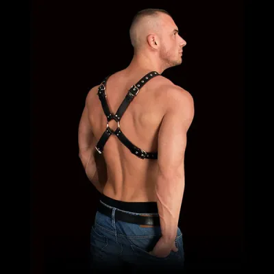 Ouch Adonis High Halter Body Harness