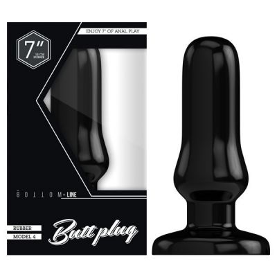 Bottom Line 7 Butt Plug Model 4 Rubber
