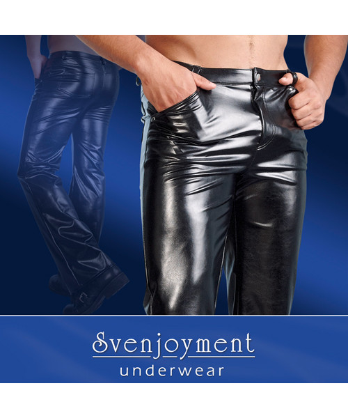Imitation Leather Pants Men - Medium