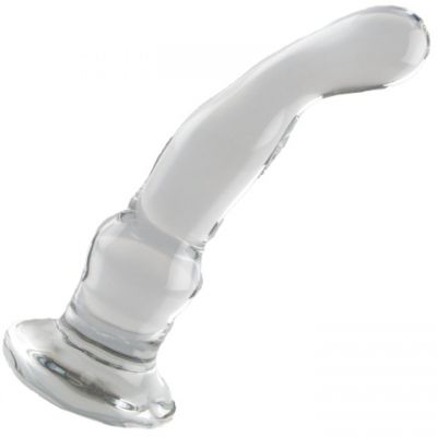 Glacier Glass Curved G Spot Dildo 5 Inch