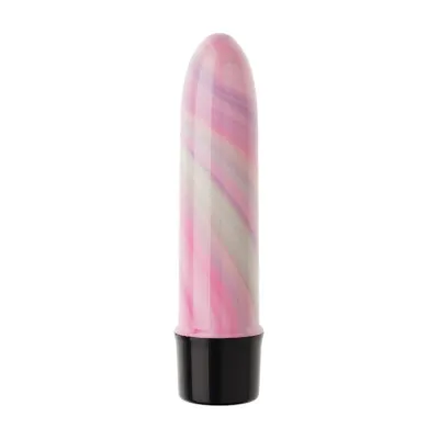 Joya Pattern Bullet Vibrator Pink Marble 5 Inch