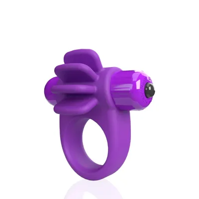 Screaming O Skooch Bass Stretchy Vibrating Cock Ring with Pleasure Fins