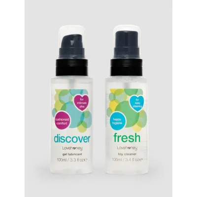 Lovehoney Anal Toy Care Kit 2 x 100ml