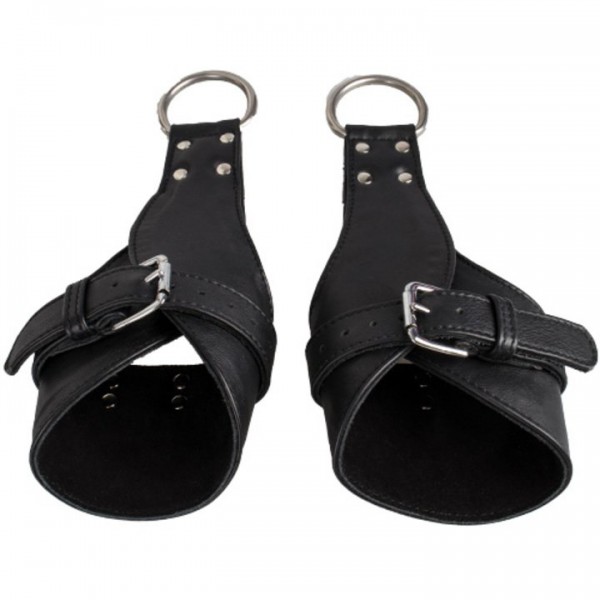 Bondara Luxe Real Leather Suspension Cuffs