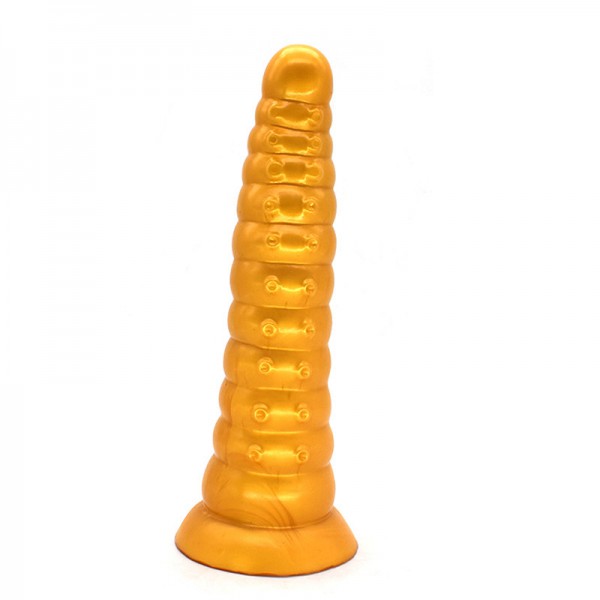 10'' Golden Tentacle Dildo