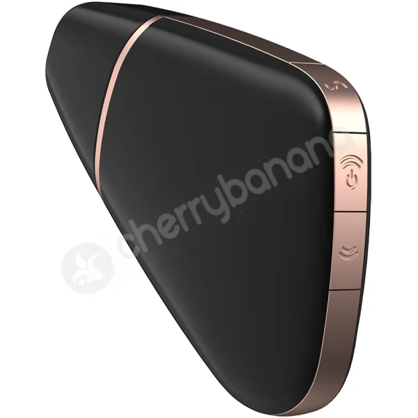 Satisfyer Love Triangle Black App Controlled Vibrating Clitoral Stimulator