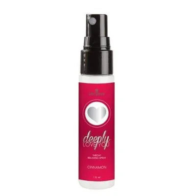 Deeply Love You Throat Relaxing Spray 1oz Cinnamon Roll